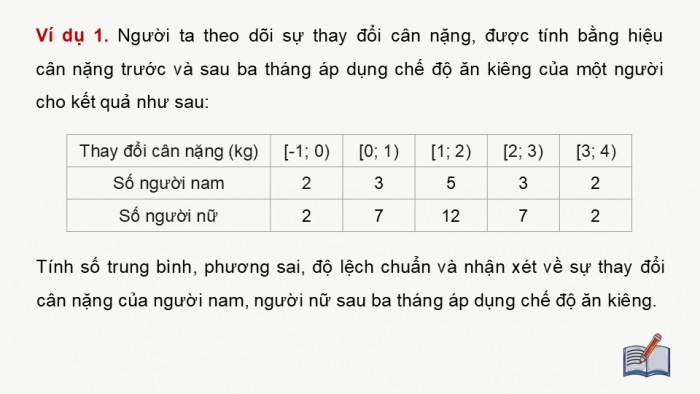 Giáo án điện tử Toán 12 kết nối Bài 10: Phương sai và độ lệch chuẩn