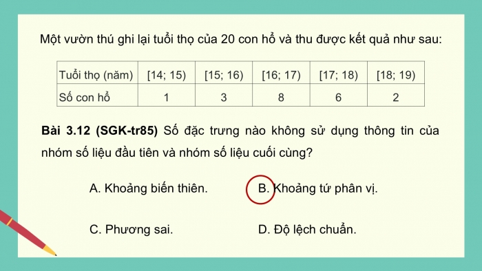 Giáo án điện tử Toán 12 kết nối Bài tập cuối chương III