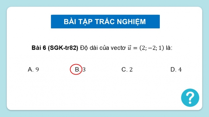 Giáo án điện tử Toán 12 cánh diều Bài tập cuối chương II