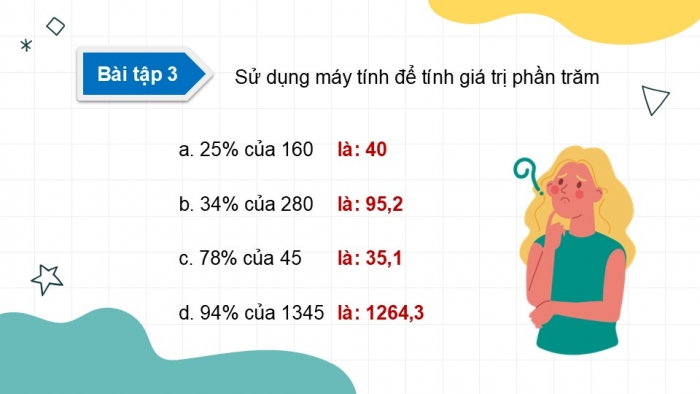 Giáo án PPT dạy thêm Toán 5 Cánh diều bài 44: Sử dụng máy tính cầm tay