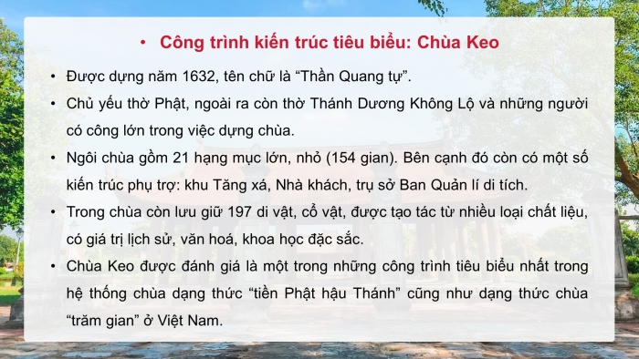 Giáo án điện tử chuyên đề Lịch sử 11 cánh diều CĐ 1: Lịch sử nghệ thuật truyền thống Việt Nam (P3)