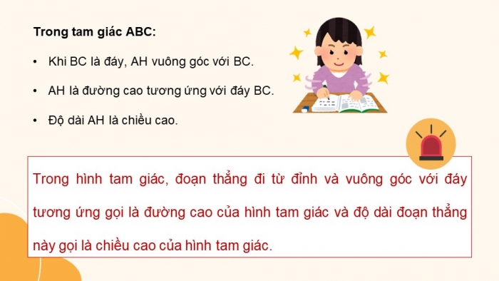 Giáo án điện tử Toán 5 kết nối Bài 25: Hình tam giác. Diện tích hình tam giác