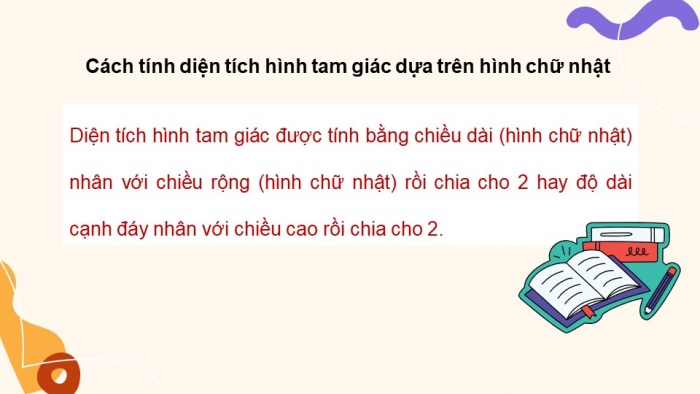 Giáo án điện tử Toán 5 kết nối Bài 25: Hình tam giác. Diện tích hình tam giác (P2)