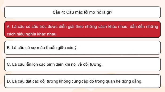 Giáo án PPT dạy thêm Ngữ văn 12 Cánh diều bài 2: Ôn tập thực hành tiếng Việt