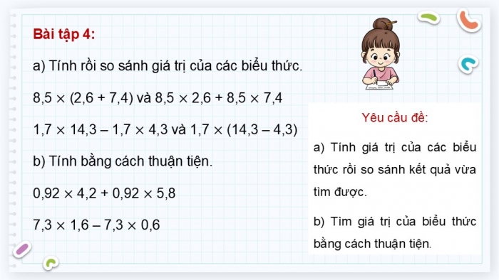 Giáo án điện tử Toán 5 chân trời Bài 34: Em làm được những gì?