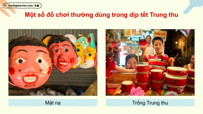 Giáo án điện tử Mĩ thuật 5 cánh diều Bài 7: Mặt nạ trung thu