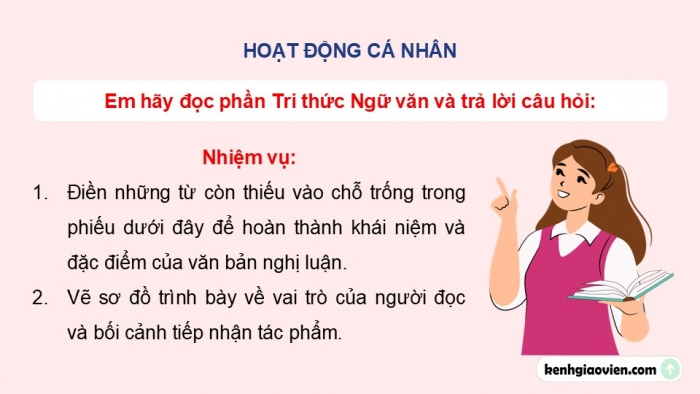 Giáo án điện tử Ngữ văn 9 kết nối Bài 4: 