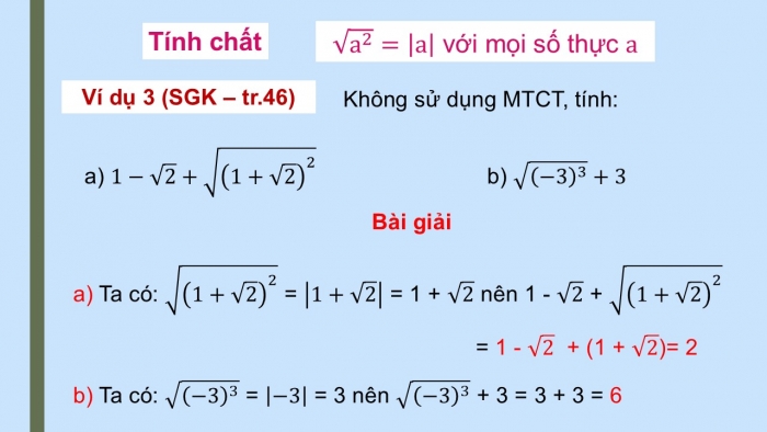 Giáo án điện tử Toán 9 kết nối Bài 7: Căn bậc hai và căn thức bậc hai