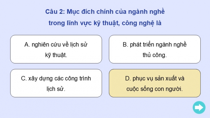 Giáo án điện tử Công nghệ 9 Định hướng nghề nghiệp Chân trời Bài Ôn tập