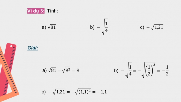 Giáo án điện tử Toán 9 chân trời Bài 1: Căn bậc hai