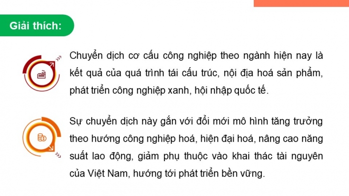 Giáo án điện tử Địa lí 12 kết nối Bài 15: Chuyển dịch cơ cấu ngành công nghiệp