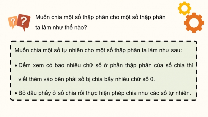 Giáo án PPT dạy thêm Toán 5 Kết nối bài 22: Phép chia số thập phân