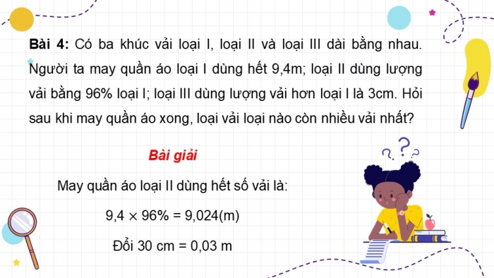 Giáo án PPT dạy thêm Toán 5 Cánh diều bài 49: Ôn tập chung