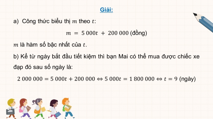 Giáo án PPT dạy thêm Toán 8 cánh diều Bài 3: Hàm số bậc nhất y = ax + b (a ≠ 0)