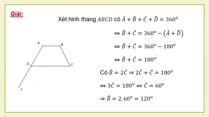 Giáo án PPT dạy thêm Toán 8 cánh diều Bài 3: Hình thang cân