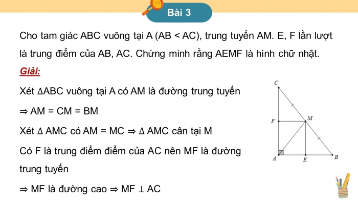 Giáo án PPT dạy thêm Toán 8 cánh diều Bài 5: Hình chữ nhật