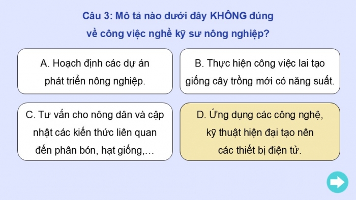 Giáo án điện tử Công nghệ 9 Định hướng nghề nghiệp Chân trời Bài Ôn tập