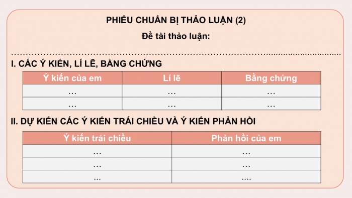 Giáo án điện tử Ngữ văn 9 cánh diều Bài 4: Thảo luận về một vấn đề đáng quan tâm trong đời sống