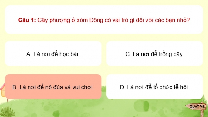 Giáo án PPT dạy thêm Tiếng Việt 5 cánh diều Bài 7: Cây phượng xóm Đông, Trả bài viết đoạn văn thể hiện tình cảm, cảm xúc