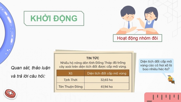 Giáo án điện tử Toán 5 chân trời Bài 28: Cộng hai số thập phân