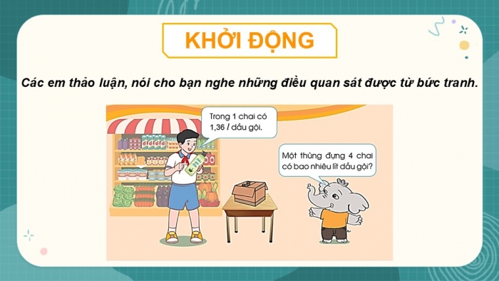 Giáo án điện tử Toán 5 cánh diều Bài 29: Nhân một số thập phân với một số tự nhiên