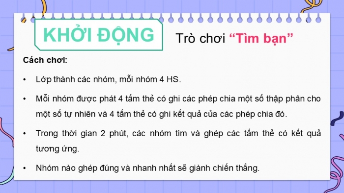 Giáo án điện tử Toán 5 cánh diều Bài 34: Luyện tập