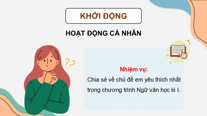 Giáo án điện tử Ngữ văn 9 kết nối Bài Ôn tập học kì I