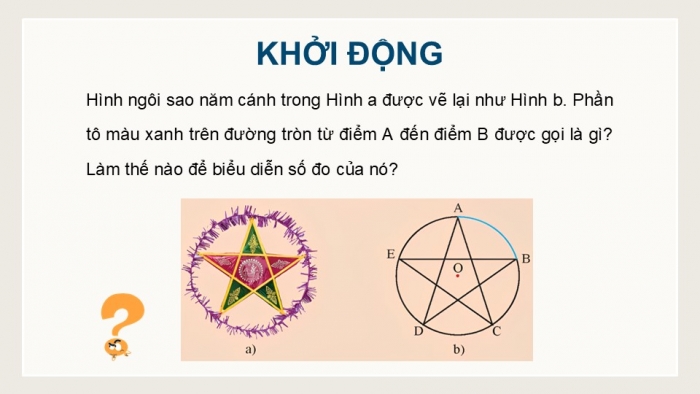 Giáo án điện tử Toán 9 chân trời Bài 3: Góc ở tâm, góc nội tiếp