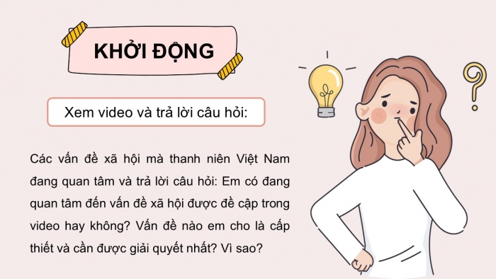 Giáo án điện tử Ngữ văn 9 cánh diều Bài 4: Thảo luận về một vấn đề đáng quan tâm trong đời sống