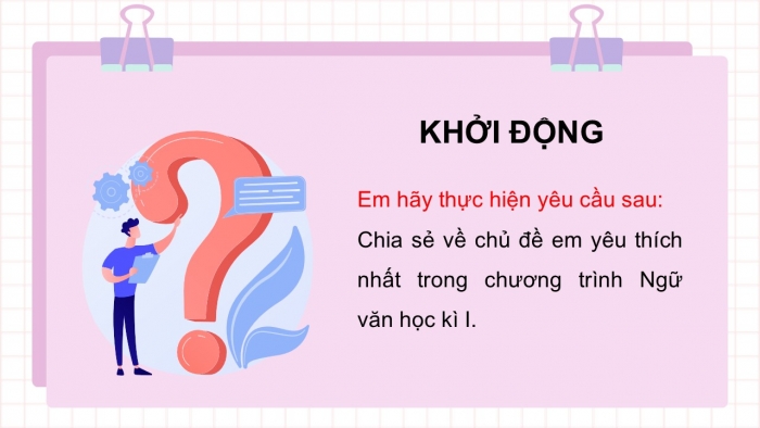 Giáo án điện tử Ngữ văn 9 cánh diều Bài Ôn tập và tự đánh giá cuối học kì I