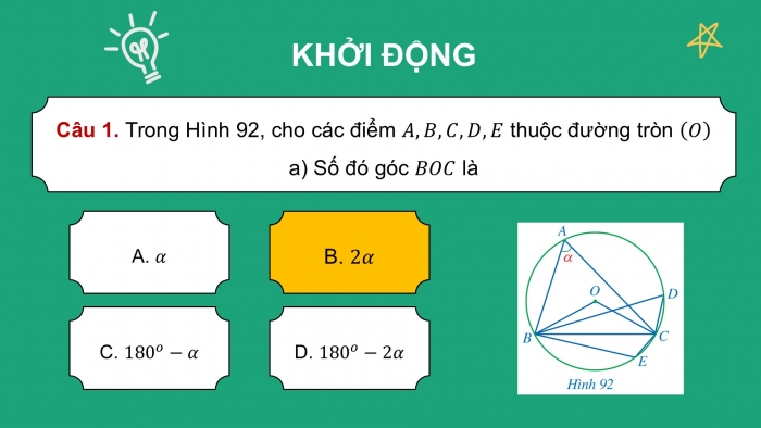 Giáo án điện tử Toán 9 cánh diều Bài tập cuối chương V