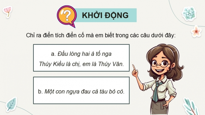 Giáo án điện tử Ngữ văn 12 kết nối Bài 4: Nghệ thuật sử dụng điển cố trong tác phẩm văn học