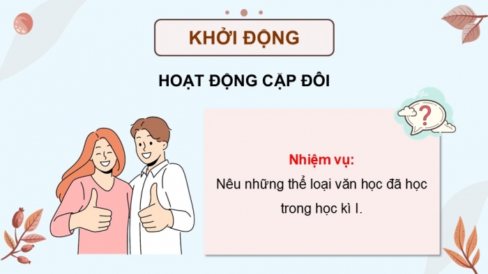 Giáo án điện tử Ngữ văn 12 kết nối Bài Ôn tập học kì I