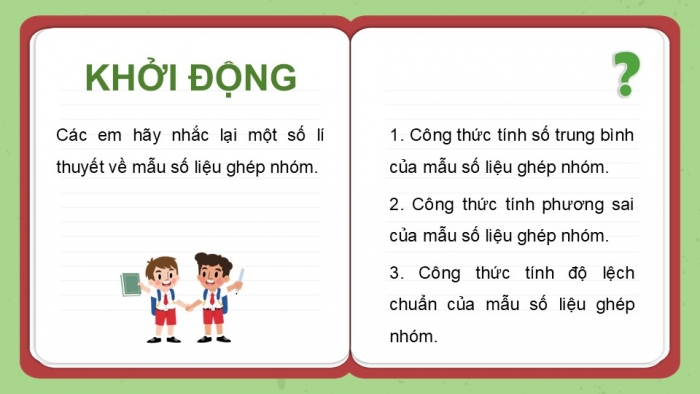 Giáo án điện tử Toán 12 kết nối Hoạt động thực hành trải nghiệm: Độ dài gang tay (gang tay của bạn dài bao nhiêu?)