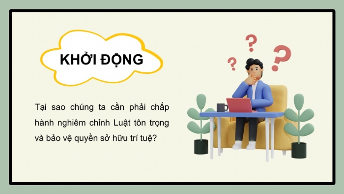 Giáo án điện tử Ngữ văn 12 cánh diều Bài 5: Tôn trọng và bảo vệ quyền sở hữu trí tuệ trong học tập và nghiên cứu