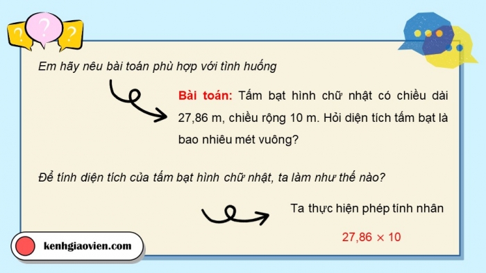 Giáo án điện tử Toán 5 kết nối Bài 23: Nhân, chia số thập phân với 10; 100; 1000;... hoặc với 0,1; 0,01; 0,001;...