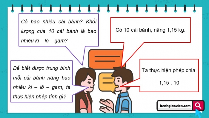 Giáo án điện tử Toán 5 chân trời Bài 37: Chia một số thập phân cho 10; 100; 1000;... Chia một số thập phân cho 0,1; 0,01; 0,001...