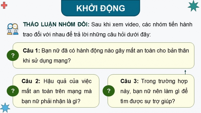 Giáo án điện tử Hoạt động trải nghiệm 5 cánh diều Chủ đề 3: An toàn và tự chủ trong cuộc sống - Tuần 10