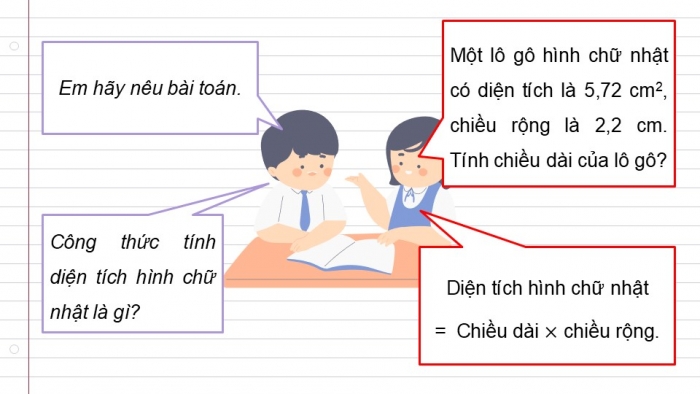 Giáo án điện tử Toán 5 cánh diều Bài 35: Chia một số thập phân cho một số thập phân