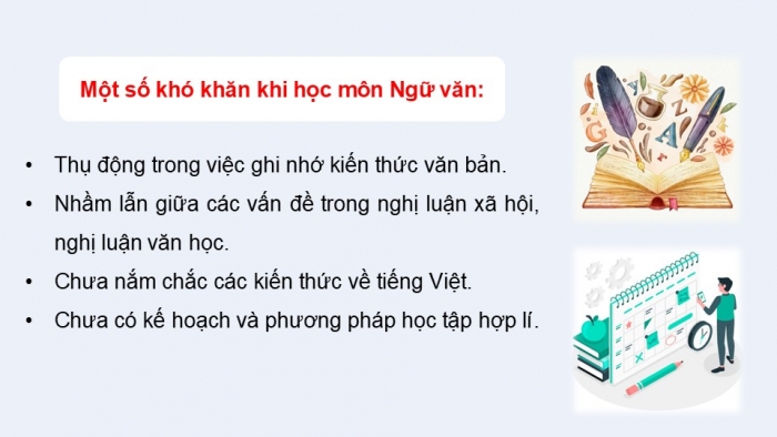 Giáo án điện tử Ngữ văn 9 kết nối Bài 4: Thảo luận về một vấn đề đáng quan tâm trong đời sống phù hợp với lứa tuổi (Làm thế nào để học tốt môn Ngữ văn?)