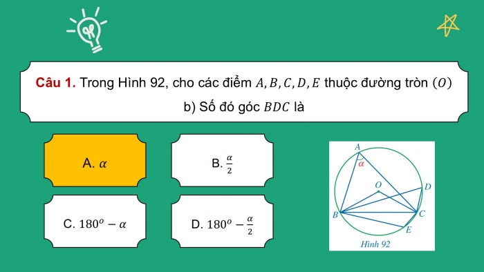 Giáo án điện tử Toán 9 cánh diều Bài tập cuối chương V