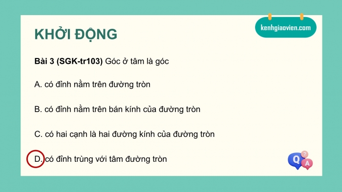 Giáo án điện tử Toán 9 chân trời Bài tập cuối chương 5