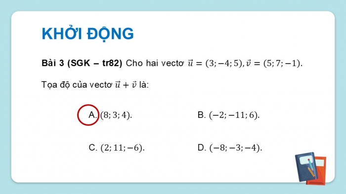 Giáo án điện tử Toán 12 cánh diều Bài tập cuối chương II