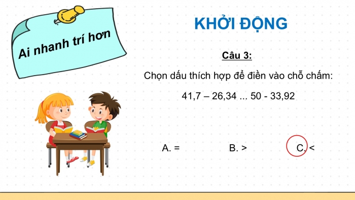 Giáo án PPT dạy thêm Toán 5 Kết nối bài 20: Phép trừ số thập phân