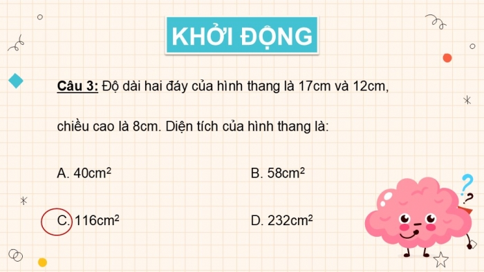 Giáo án PPT dạy thêm Toán 5 Kết nối bài 26: Hình thang. Diện tích hình thang