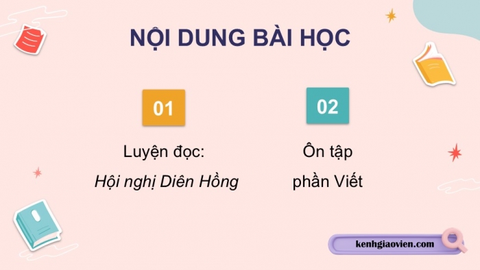 Giáo án PPT dạy thêm Tiếng Việt 5 cánh diều Bài 7: Hội nghị Diên Hồng, Viết đoạn văn nêu ý kiến về một hiện tượng xã hội (Cấu tạo của đoạn văn)