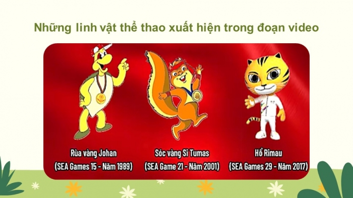 Giáo án điện tử Mĩ thuật 5 chân trời bản 1 Bài 3: Linh vật thể thao