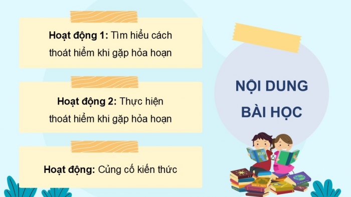 Giáo án điện tử Hoạt động trải nghiệm 5 cánh diều Chủ đề 3: An toàn và tự chủ trong cuộc sống - Tuần 12