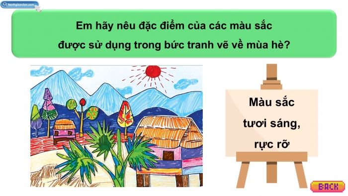 Giáo án điện tử Mĩ thuật 5 cánh diều Bài ôn tập: Cùng nhau ôn tập học kì 1