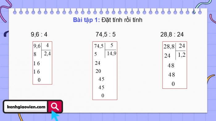 Giáo án điện tử Toán 5 cánh diều Bài 34: Luyện tập